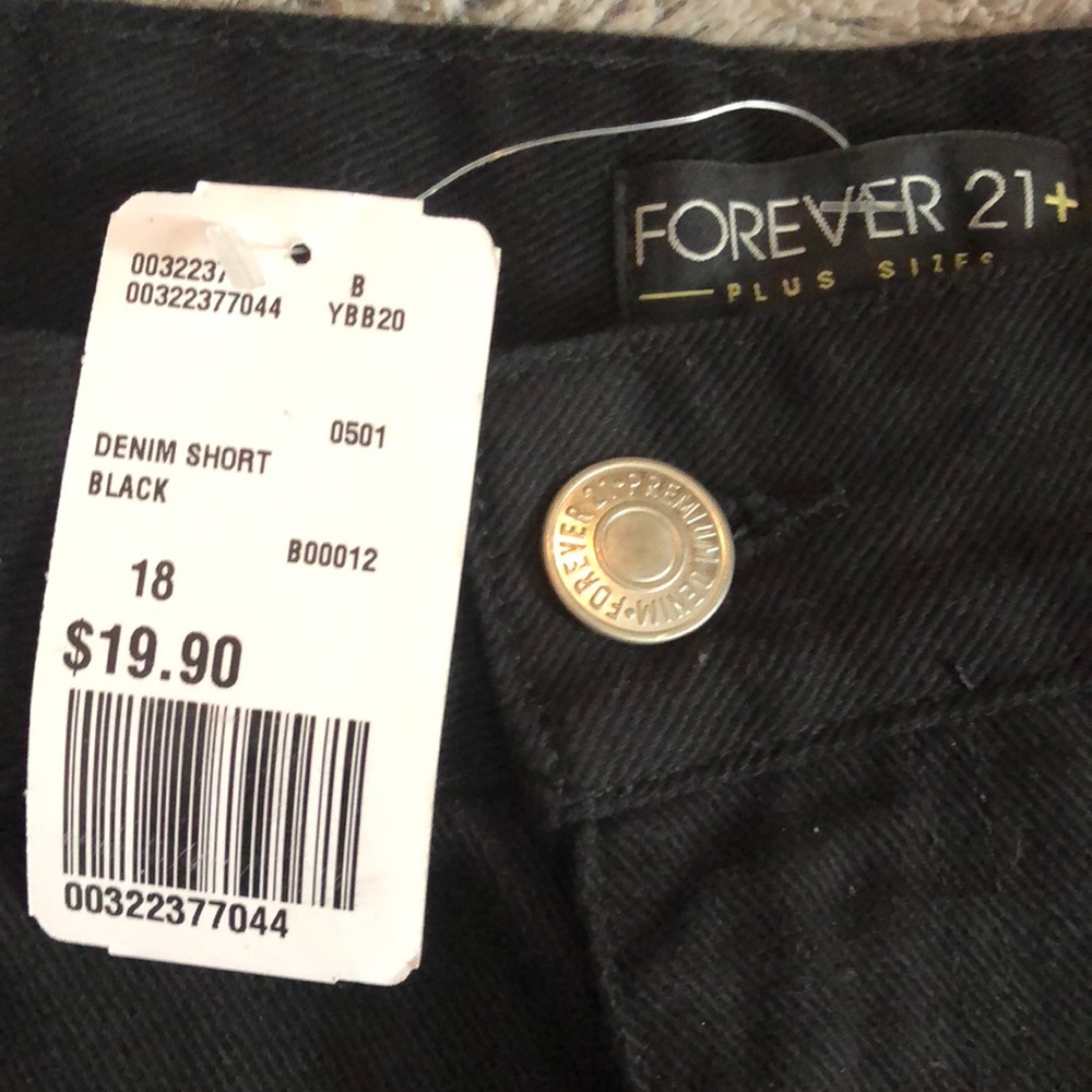 Black Distressed Shorts